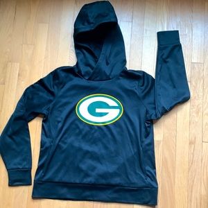 Boys’ size L black Nike Green Bay Packer hoodie
